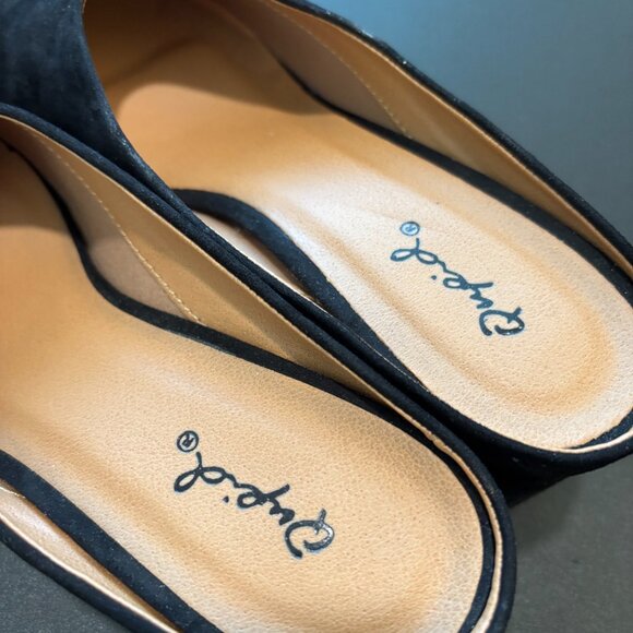 Qupid Black Block Heel Mules | Women’s 7 - Picture 6 of 8